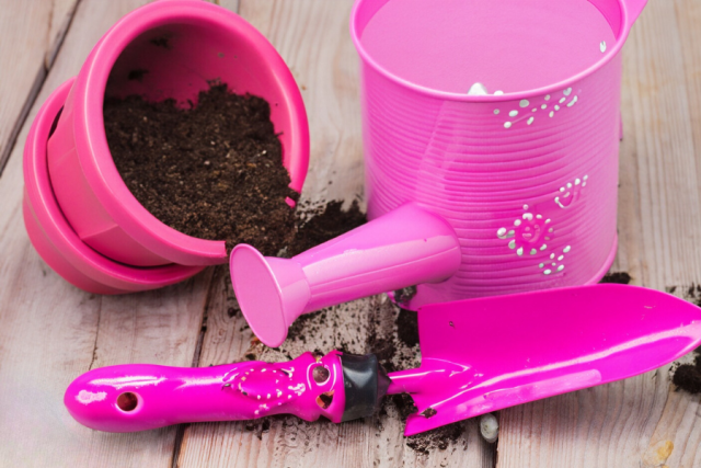Barbie Pink Gardening Tools